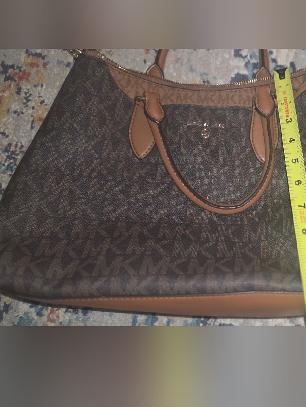 Michael Kors Brown Signature Tote Bag - Picture 10 of 11